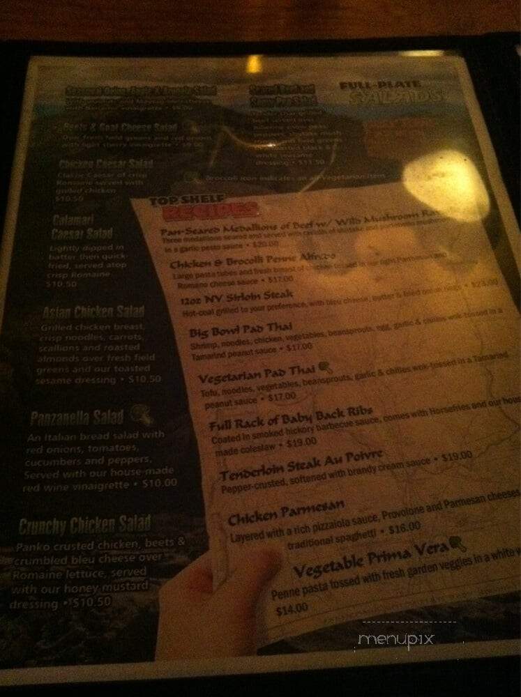 White Horse Grille & Tavern - North Conway, NH menu_pic