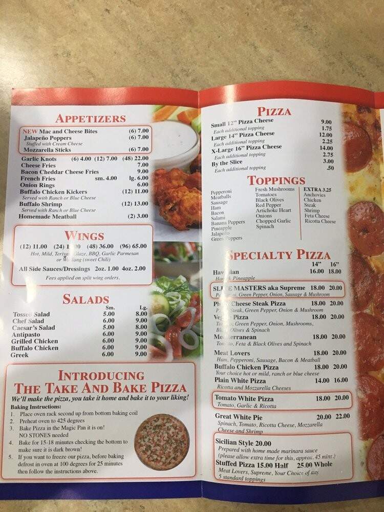 Slice Masters - Tampa, FL menu_pic