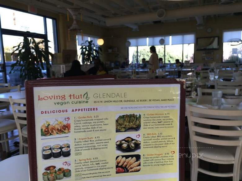 Loving Hut - Vegan Restaurant - Glendale, AZ menu_pic