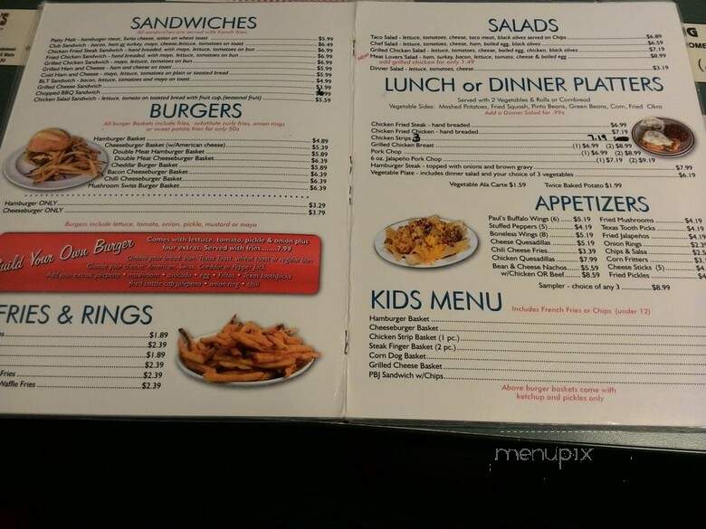 HWY 276 Burgers-N-Fries - Royse City, TX menu_pic