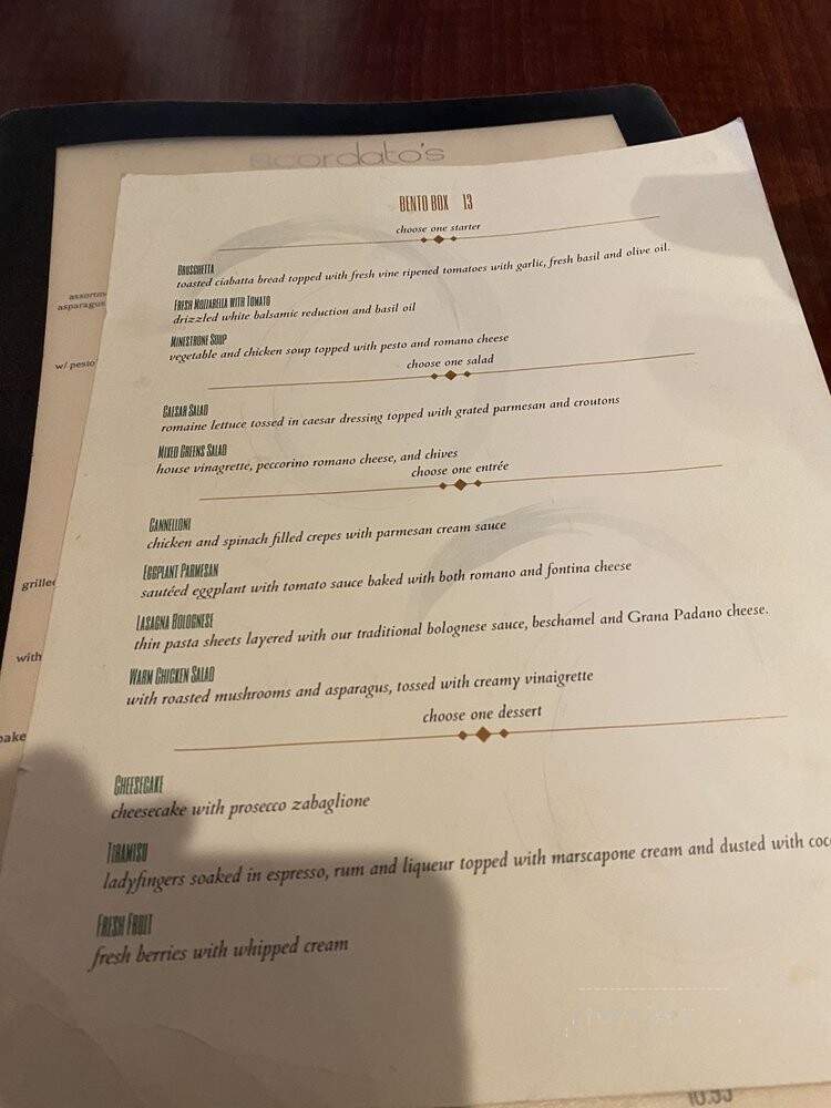 Pizzeria Vivace - Tucson, AZ menu_pic