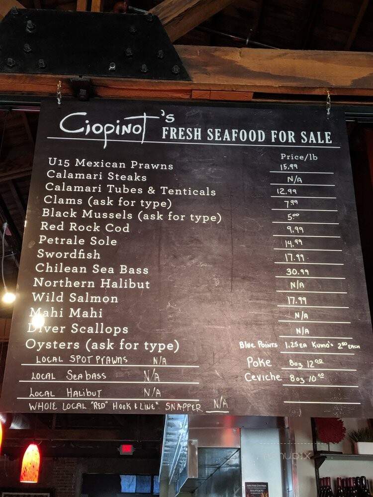 Ciopinot - San Luis Obispo, CA menu_pic