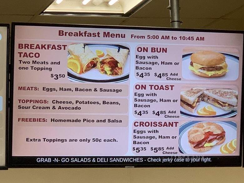 Weikel's Store & Bakery - La Grange, TX menu_pic