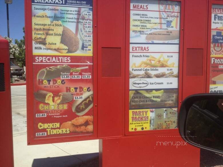 Hot Dog on a Stick - Victorville, CA menu_pic