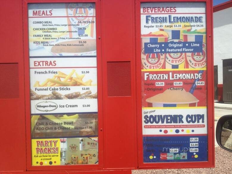 Hot Dog on a Stick - Victorville, CA menu_pic