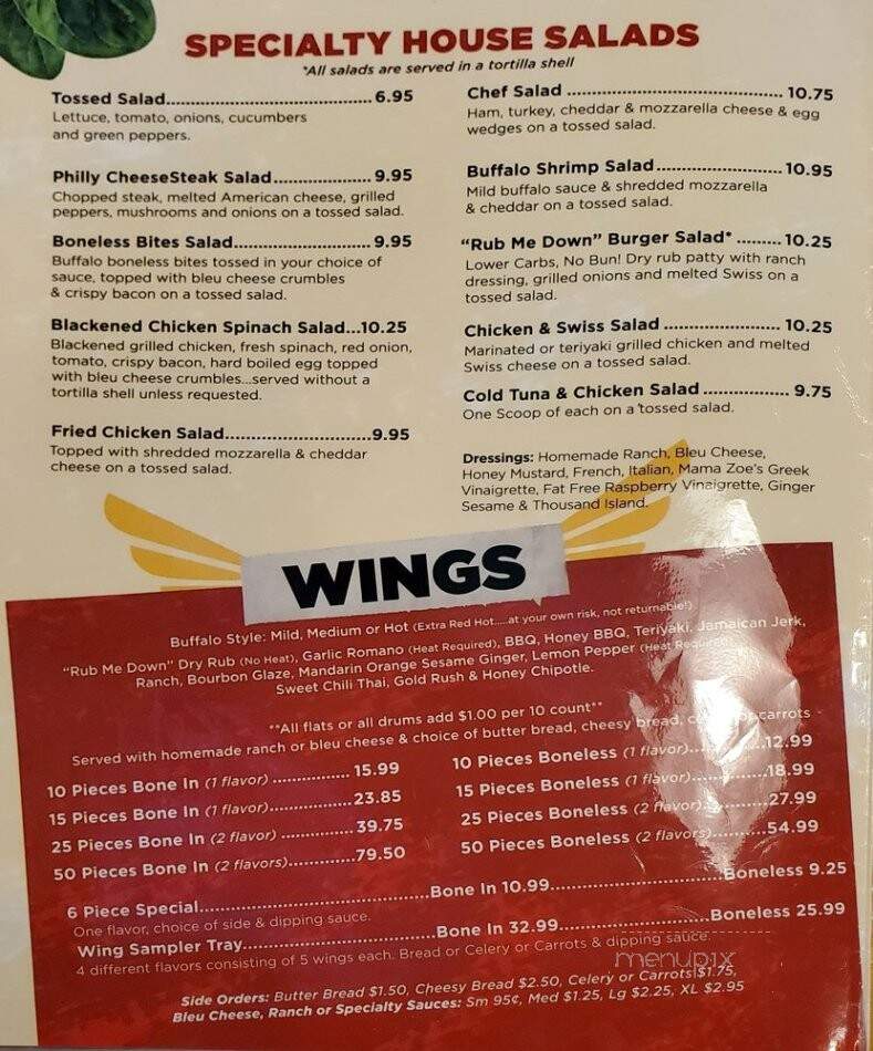 Waldo's Wings - Winston Salem, NC menu_pic