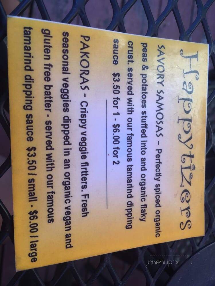 Govinda's Vegetarian Buffet - Denver, CO menu_pic