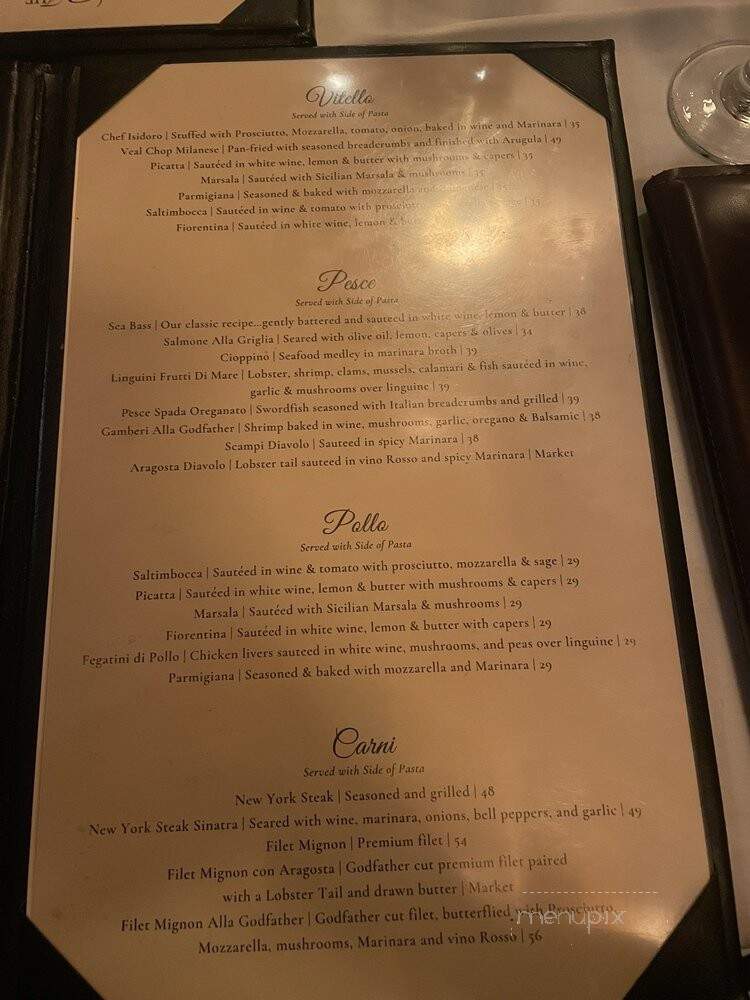 Godfather's - San Diego, CA menu_pic