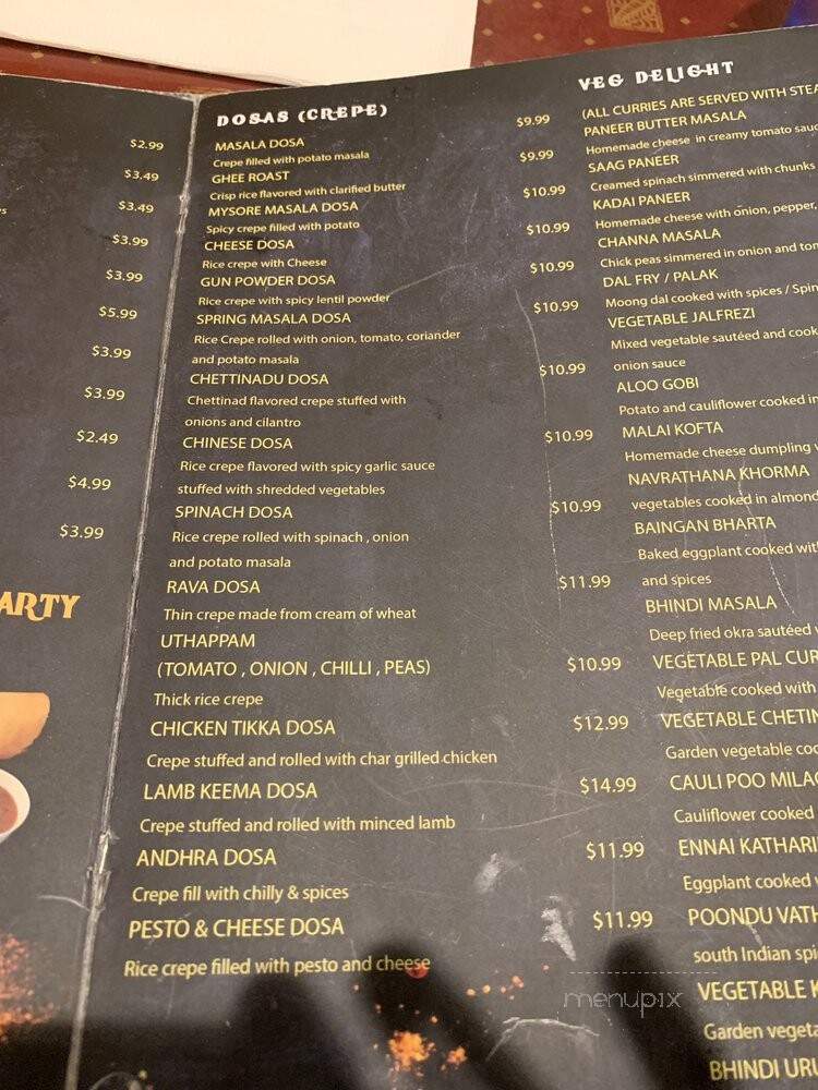 Naatiya Indian Restaurant - Bloomfield, CT menu_pic