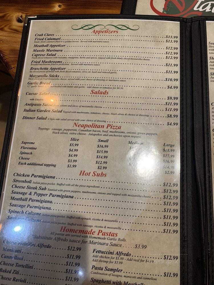 Italian Garden - McKinney, TX menu_pic