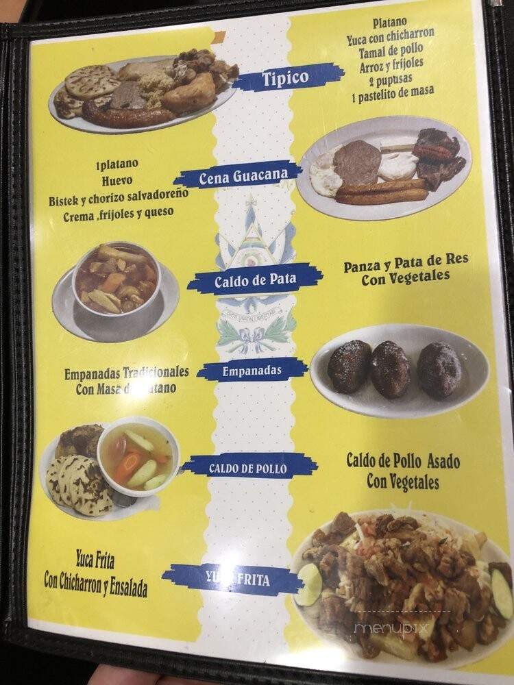Izalco Restaurant - Chicago, IL menu_pic