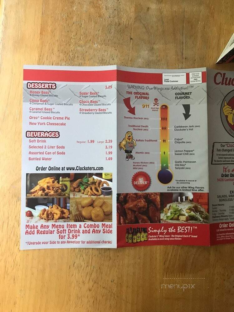 Cluck U Chicken - Lanham, MD menu_pic