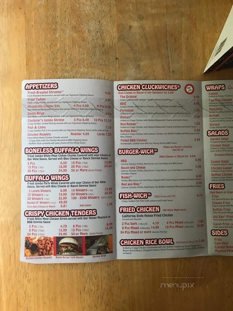 Cluck U Chicken - Lanham, MD menu_pic
