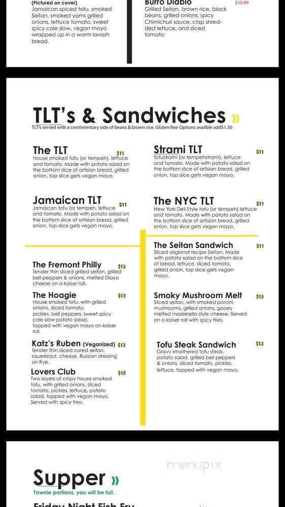 Quickie Too - Tacoma, WA menu_pic