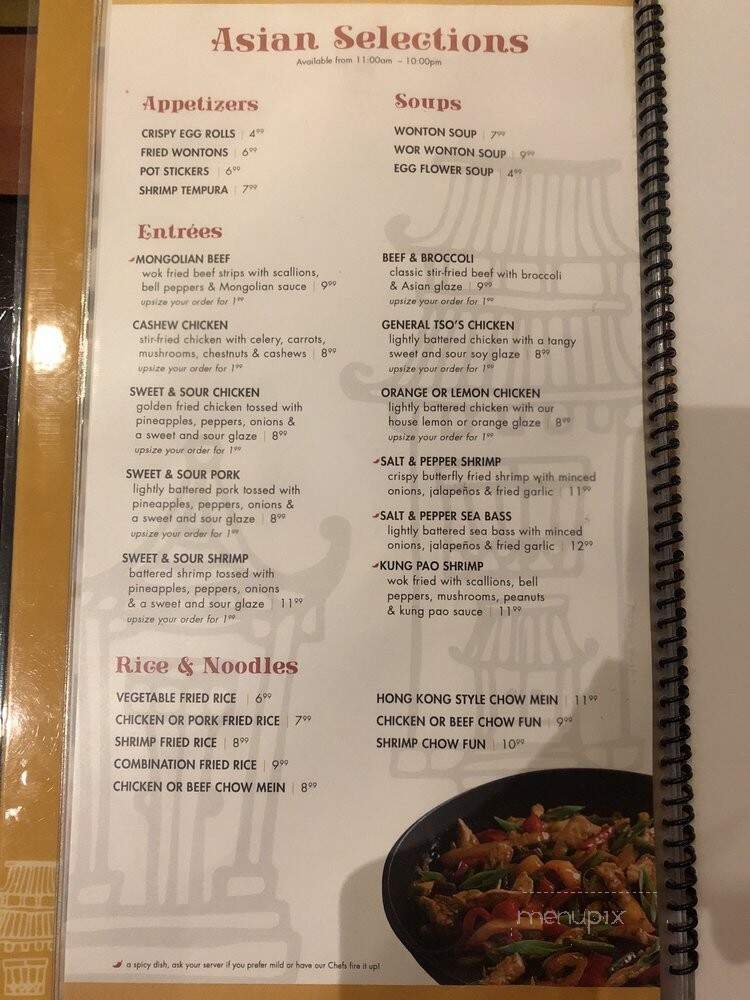 Snaps - Las Vegas, NV menu_pic
