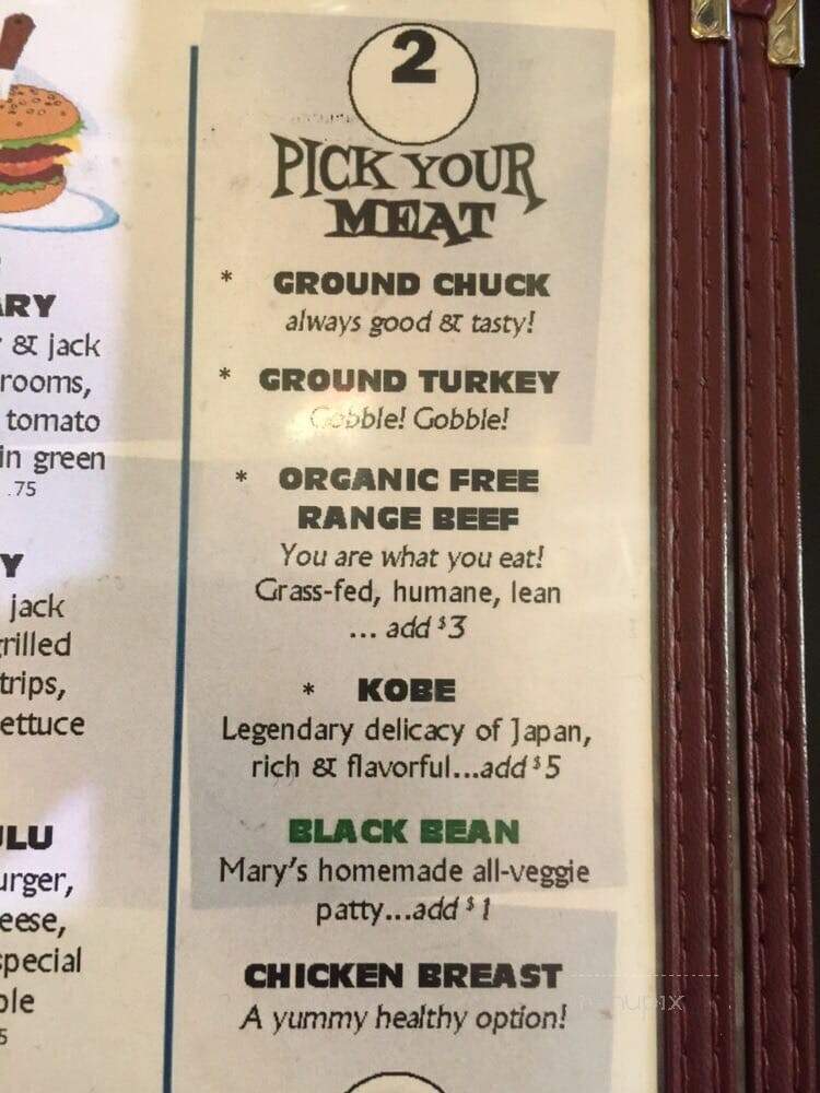 Hamburger Mary's - Kansas City, MO menu_pic