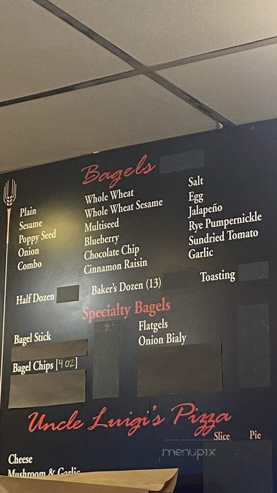 Izzy's Brooklyn Bagels - Palo Alto, CA menu_pic