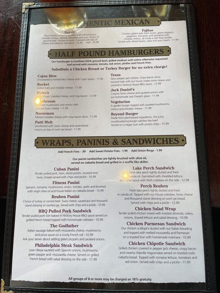 Halfmoon Tavern - Muskegon, MI menu_pic
