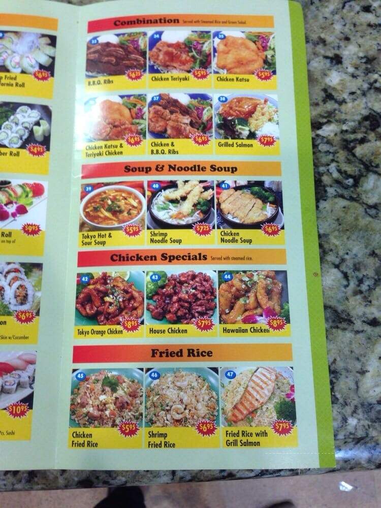 Toyko Sushi & BBQ - Hemet, CA menu_pic