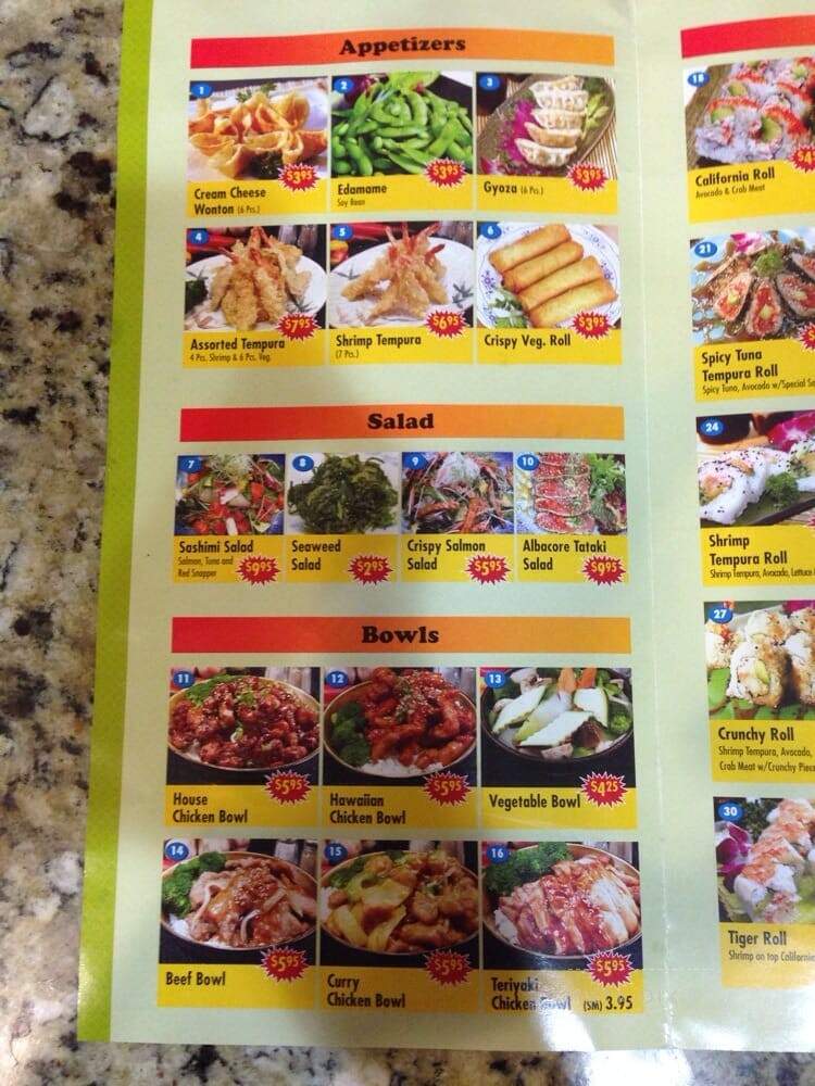 Toyko Sushi & BBQ - Hemet, CA menu_pic