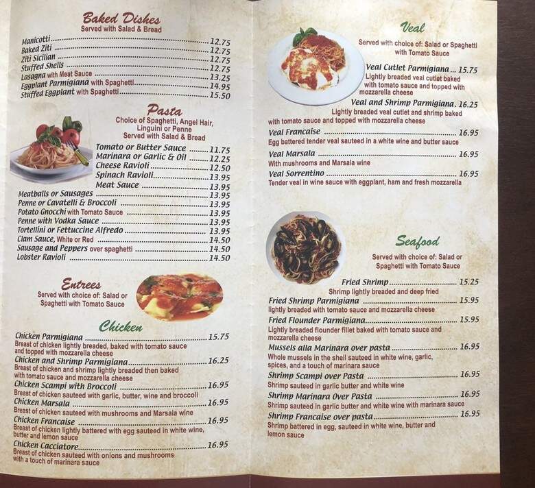 Tony's Pizza - Edison, NJ menu_pic