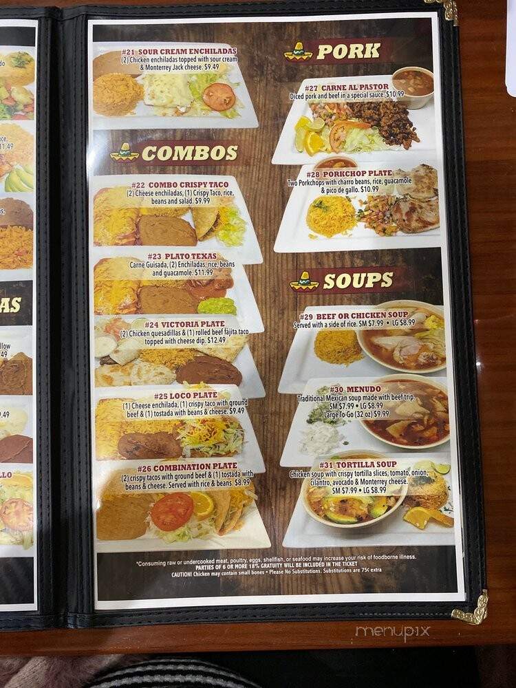 Taqueria Jalisco - Lockhart, TX menu_pic