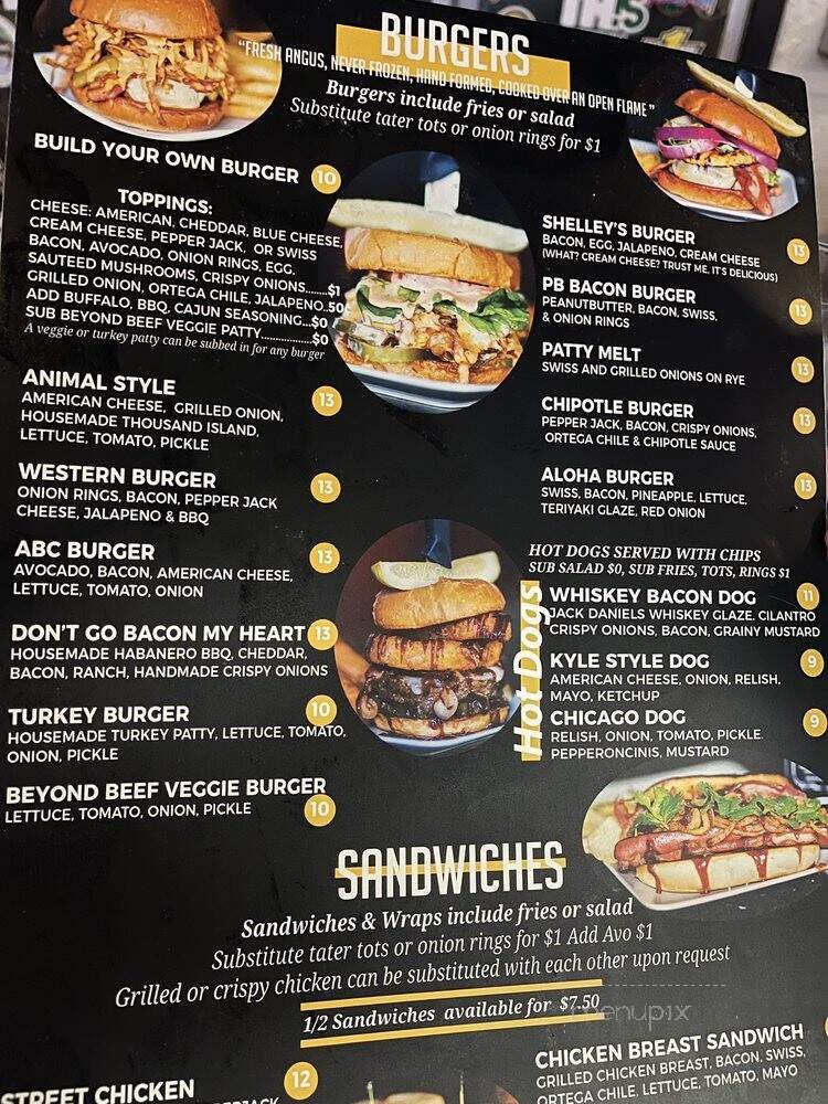 Mulligans Sports Bunker - San Clemente, CA menu_pic