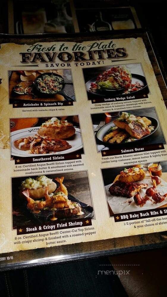 Saltgrass Steakhouse - Richardson, TX menu_pic