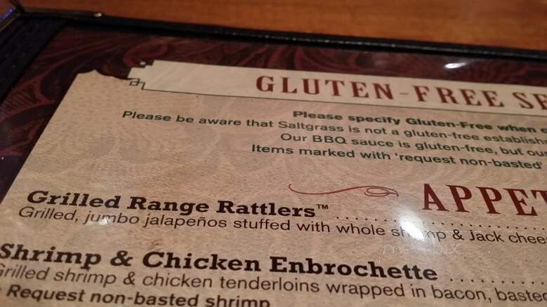 Saltgrass Steakhouse - Richardson, TX menu_pic