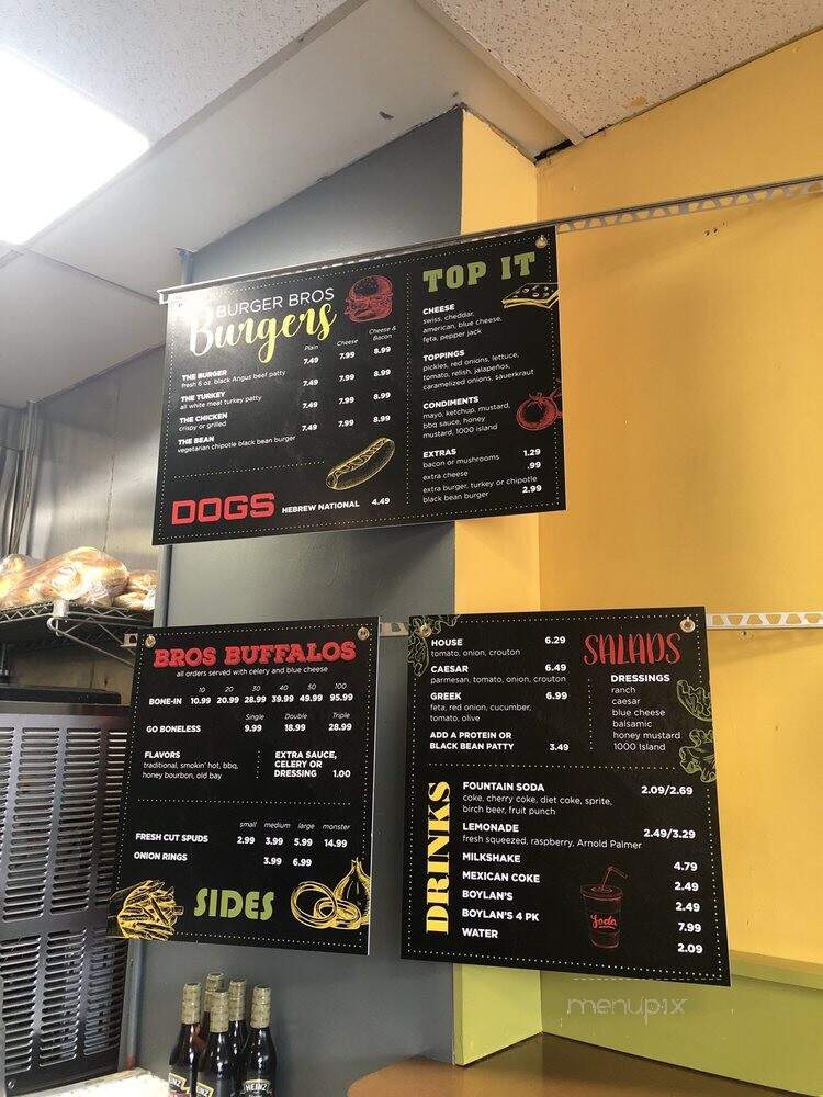 Burger Brothers - Towson, MD menu_pic