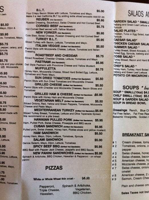 Grounds Bakery Cafe & Deli - Long Beach, CA menu_pic