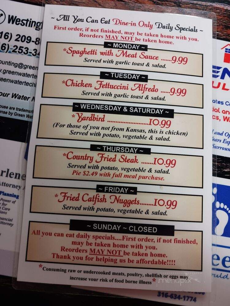 Fat's Soul Food - Wichita, KS menu_pic