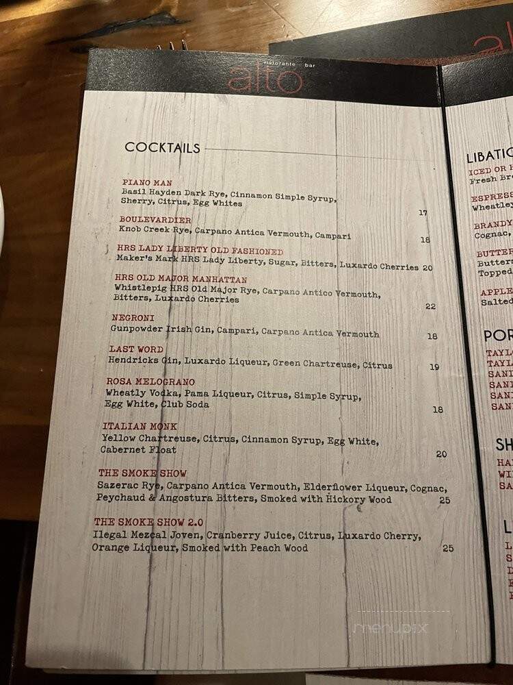 Alto Ristorante e Bar - Scottsdale, AZ