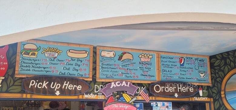 Zack's Too Concession - Huntington Beach, CA menu_pic