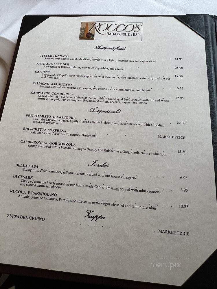 Rocco's - Winter Park, FL menu_pic