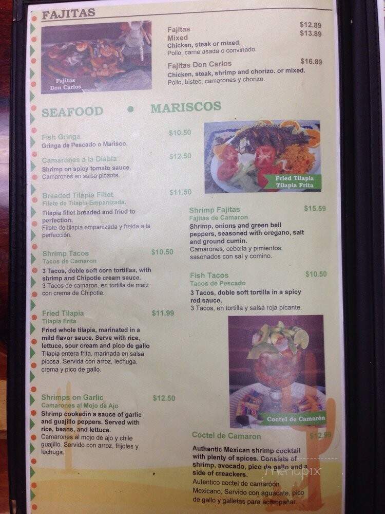 Don Carlos Restaurant - Saint Louis, MO menu_pic