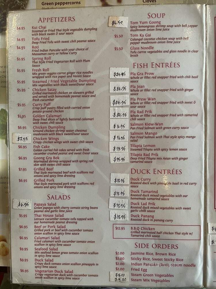 Mee Thai - Brooklyn, NY menu_pic