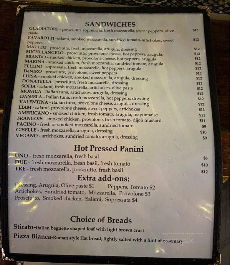 Puffy's Tavern - New York, NY menu_pic