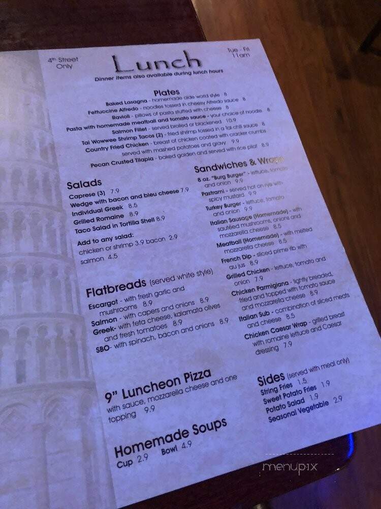 Gigi's Italian - St Petersburg, FL menu_pic