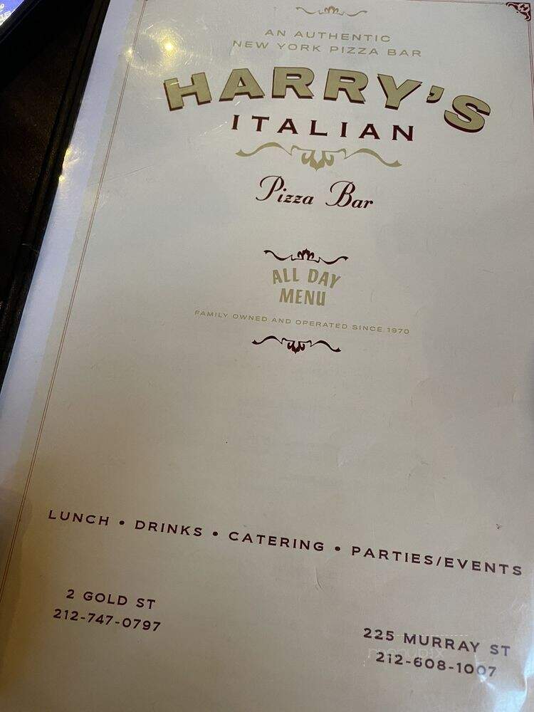 Harry's Italian Pizza Bar - New York, NY