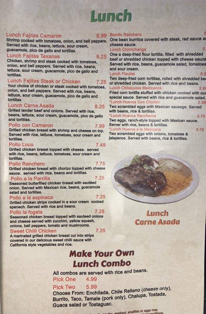 La Place - Cleveland, TN menu_pic