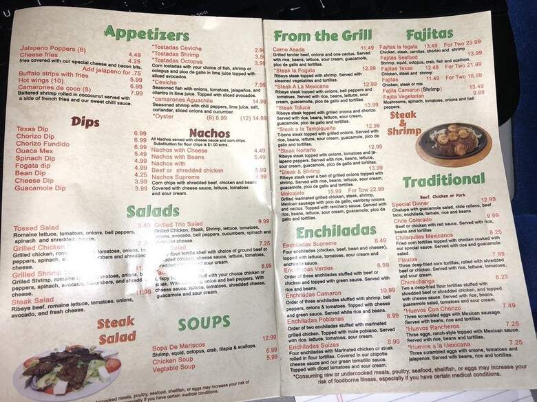 La Place - Cleveland, TN menu_pic