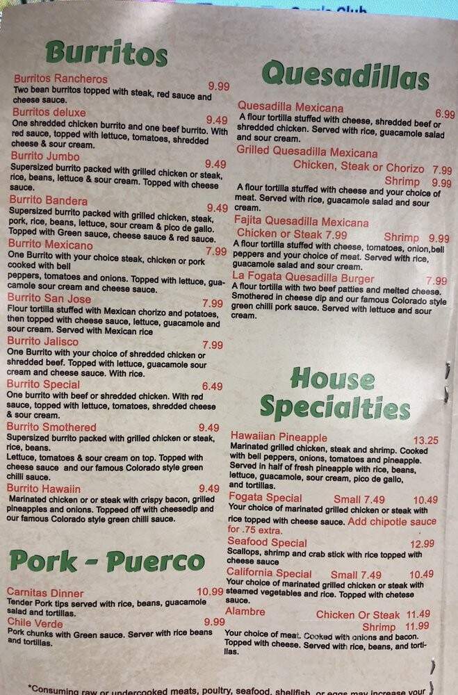 La Place - Cleveland, TN menu_pic