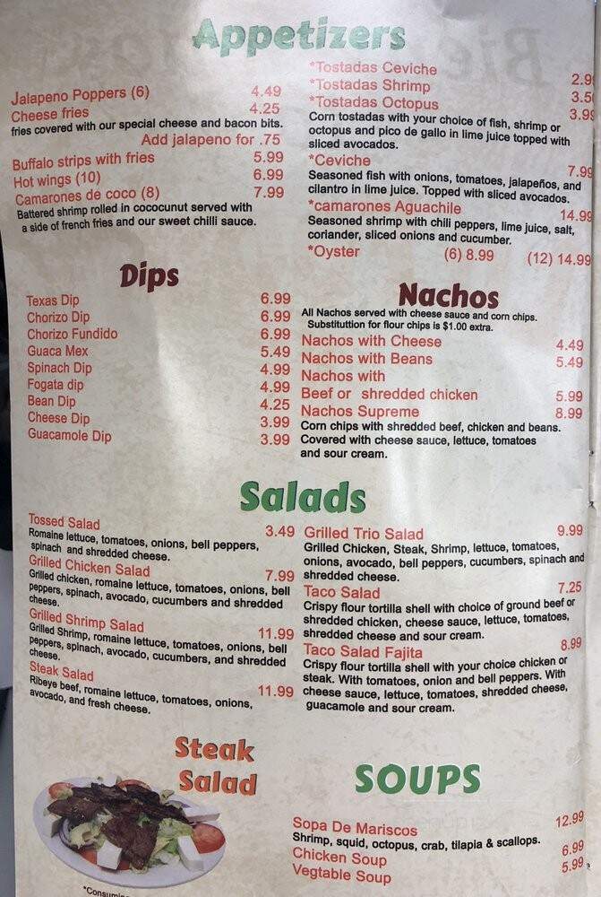 La Place - Cleveland, TN menu_pic