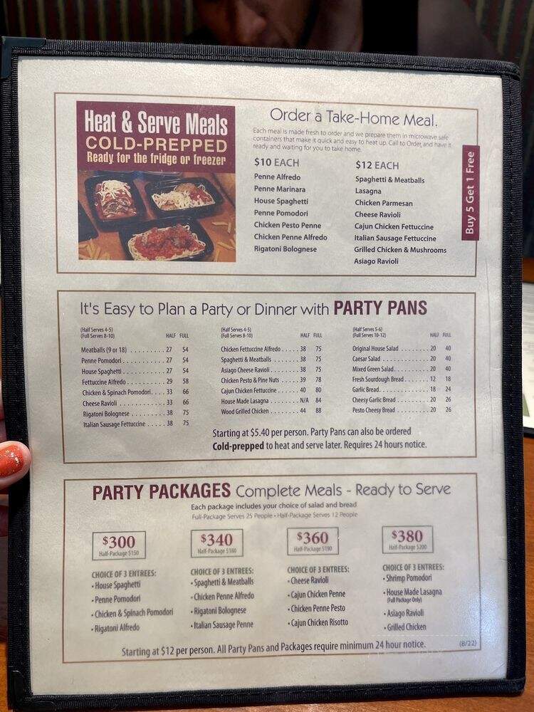 Strizzis - Fremont, CA menu_pic