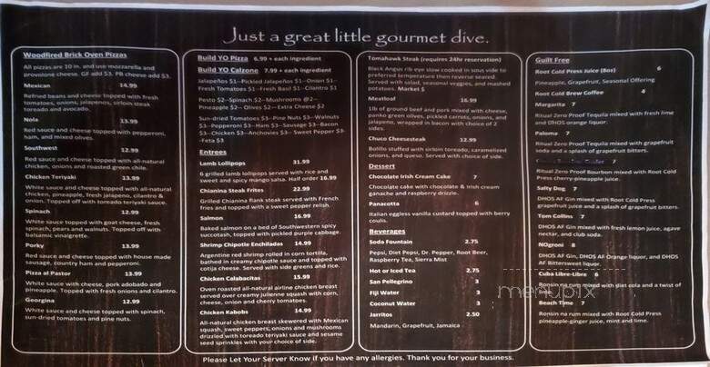 Rulis' International Kitchen - El Paso, TX menu_pic