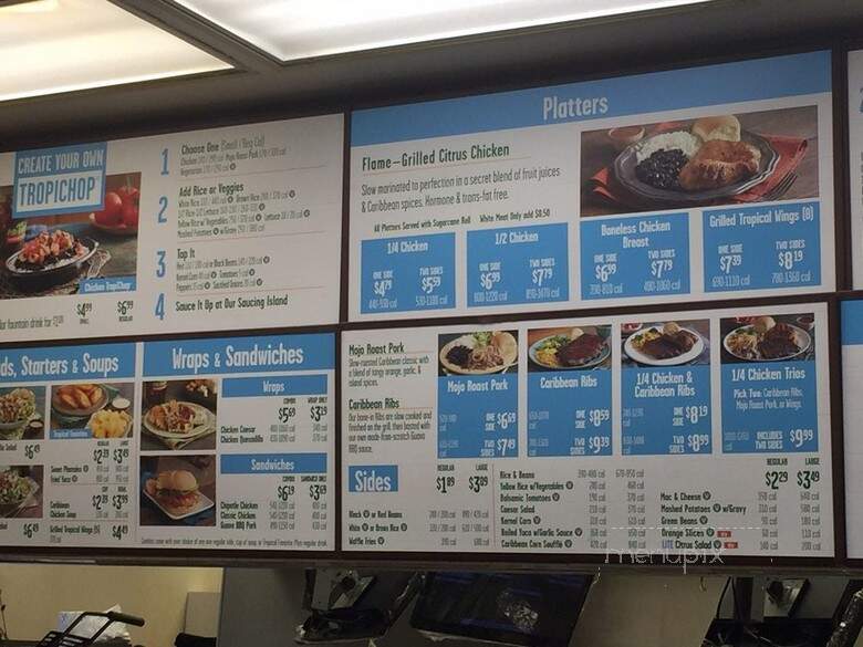 Pollo Tropical - Sanford, FL menu_pic