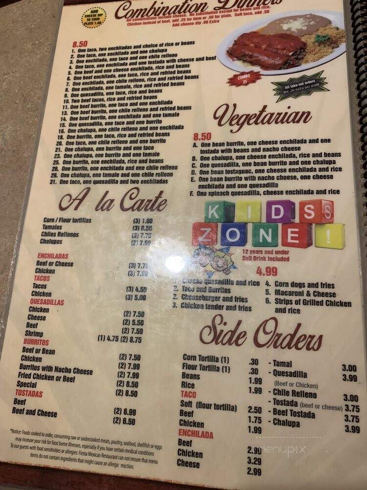 Fiesta Mexican Restaurant - Anderson, SC