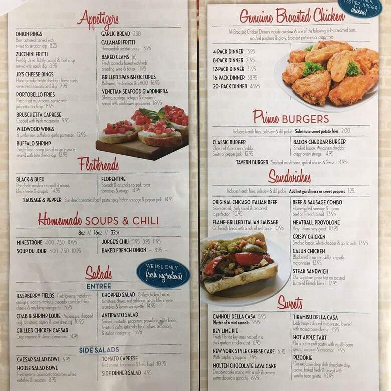 Colletti's - Chicago, IL menu_pic