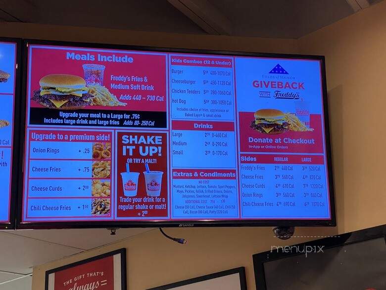 Freddy's Frozen Custard - San Antonio, TX menu_pic